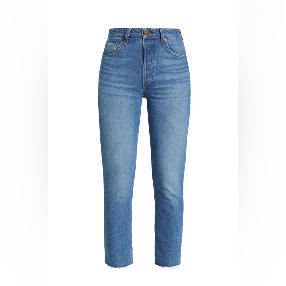 NEW WITH TAG RAG & BONE NINA HIGH RISE ANKLE CIGARETTE STRAIGHT LEG JEAN